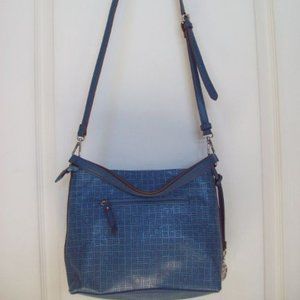 ANNE KLEIN BLUE HANDBAG/CROSSB0DY COMES W/ADJ. STRAP